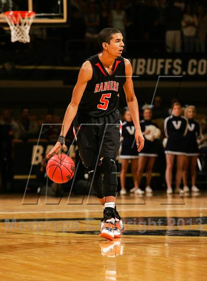 Thumbnail 2 in Valor Christian vs. Lewis-Palmer (CHSAA 4A Final) photogallery.