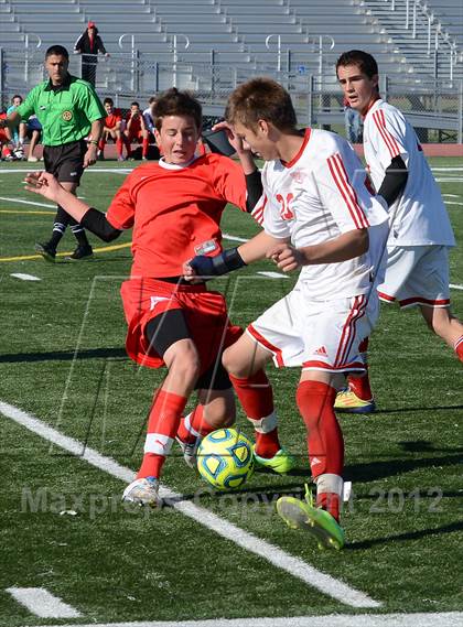 Thumbnail 3 in Sacramento Country Day vs. Victory Christian (CIF SJS D7 Final) photogallery.