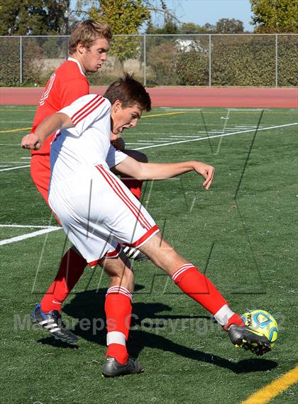 Thumbnail 3 in Sacramento Country Day vs. Victory Christian (CIF SJS D7 Final) photogallery.