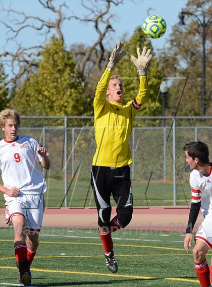 Thumbnail 3 in Sacramento Country Day vs. Victory Christian (CIF SJS D7 Final) photogallery.