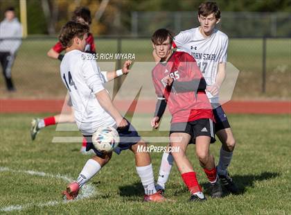 Thumbnail 1 in Coe-Brown Academy vs. Stark (NHIAA D2 First Round) photogallery.