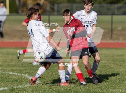 Thumbnail 2 in Coe-Brown Academy vs. Stark (NHIAA D2 First Round) photogallery.