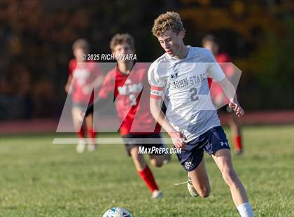 Thumbnail 2 in Coe-Brown Academy vs. Stark (NHIAA D2 First Round) photogallery.