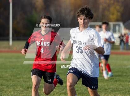 Thumbnail 3 in Coe-Brown Academy vs. Stark (NHIAA D2 First Round) photogallery.