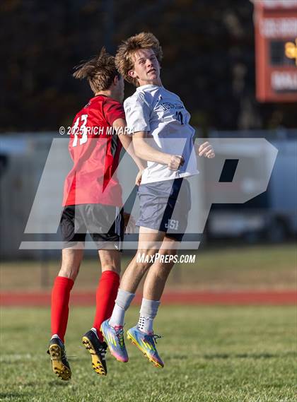 Thumbnail 2 in Coe-Brown Academy vs. Stark (NHIAA D2 First Round) photogallery.