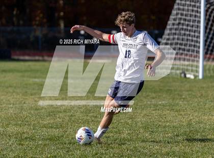 Thumbnail 3 in Coe-Brown Academy vs. Stark (NHIAA D2 First Round) photogallery.