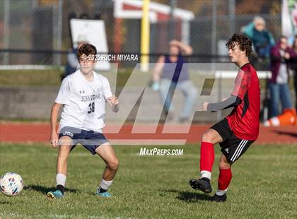 Thumbnail 2 in Coe-Brown Academy vs. Stark (NHIAA D2 First Round) photogallery.