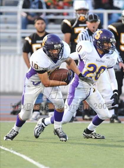 Thumbnail 3 in Salinas vs. Wilcox (CIF CCS Large School Division Playoffs) photogallery.