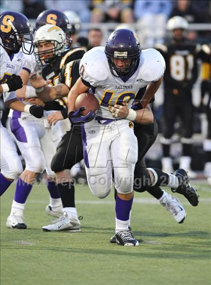 Thumbnail 2 in Salinas vs. Wilcox (CIF CCS Large School Division Playoffs) photogallery.