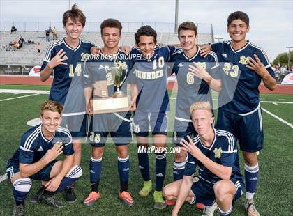 Thumbnail 1 in Brophy College Prep vs. Desert Vista (AIA 6A Championship Awards)  photogallery.