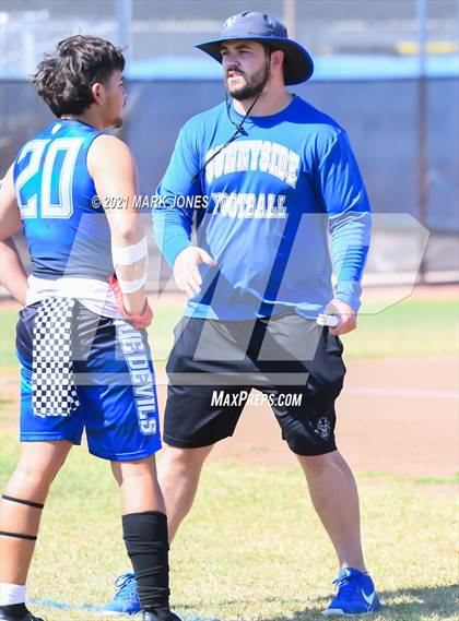 Thumbnail 1 in Mesquite vs. Sunnyside (Cactus Duel Out West 7-on-7 Tournament) photogallery.