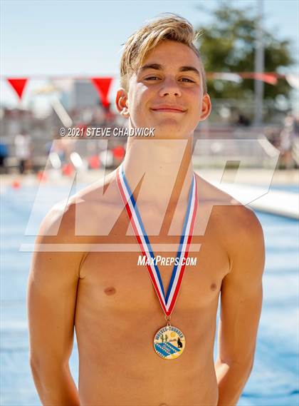 Thumbnail 1 in AIA Division 1-3 Diving State Championships  (Awards) photogallery.
