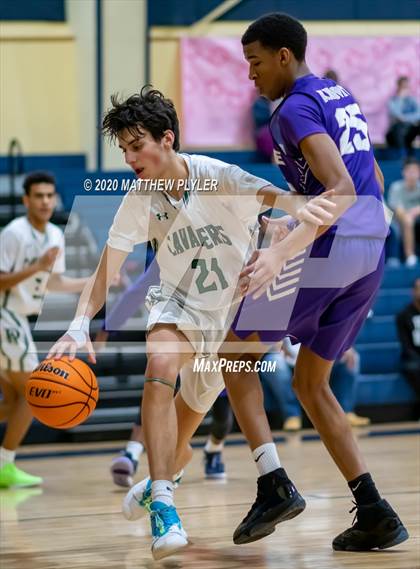 Thumbnail 3 in Durham Academy vs. Village Christian Academy (Phenom City of Oaks Classic) photogallery.