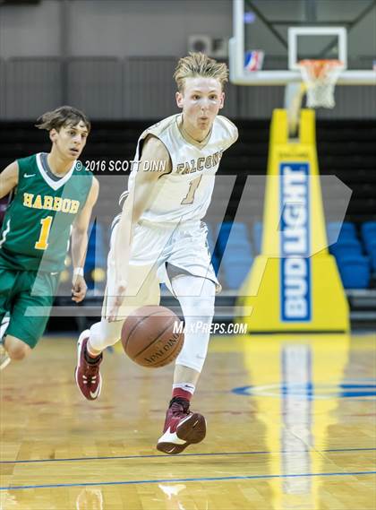 Thumbnail 3 in Scotts Valley vs Harbor (Santa Cruz Warriors Invitational Tournament) photogallery.