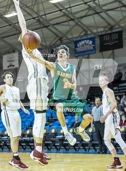 Thumbnail 3 in Scotts Valley vs Harbor (Santa Cruz Warriors Invitational Tournament) photogallery.