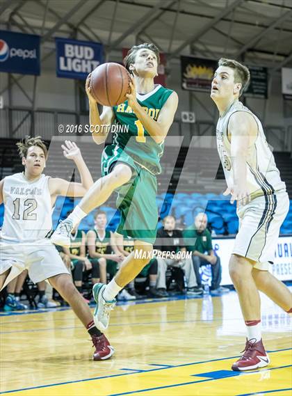 Thumbnail 3 in Scotts Valley vs Harbor (Santa Cruz Warriors Invitational Tournament) photogallery.
