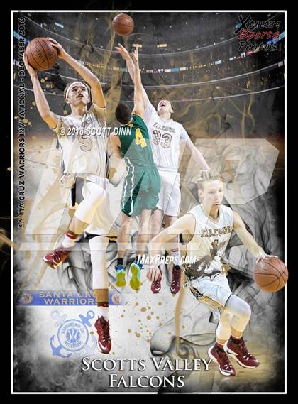Thumbnail 1 in Scotts Valley vs Harbor (Santa Cruz Warriors Invitational Tournament) photogallery.