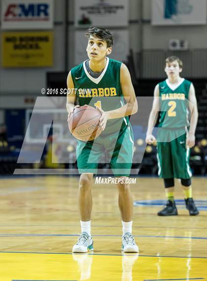 Thumbnail 3 in Scotts Valley vs Harbor (Santa Cruz Warriors Invitational Tournament) photogallery.