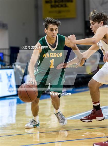Thumbnail 2 in Scotts Valley vs Harbor (Santa Cruz Warriors Invitational Tournament) photogallery.