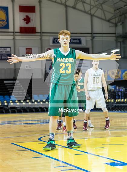 Thumbnail 2 in Scotts Valley vs Harbor (Santa Cruz Warriors Invitational Tournament) photogallery.