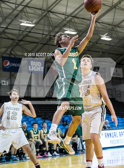 Thumbnail 2 in Scotts Valley vs Harbor (Santa Cruz Warriors Invitational Tournament) photogallery.