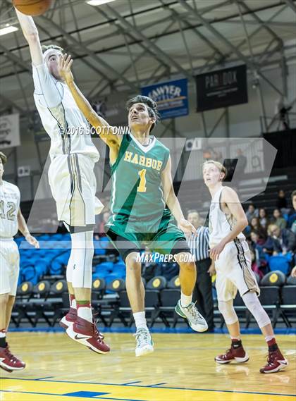 Thumbnail 1 in Scotts Valley vs Harbor (Santa Cruz Warriors Invitational Tournament) photogallery.
