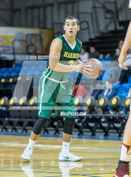 Thumbnail 2 in Scotts Valley vs Harbor (Santa Cruz Warriors Invitational Tournament) photogallery.