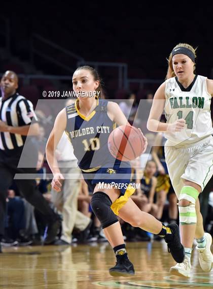 Thumbnail 3 in Churchill County vs. Boulder City (NIAA 3A Semifinal) photogallery.