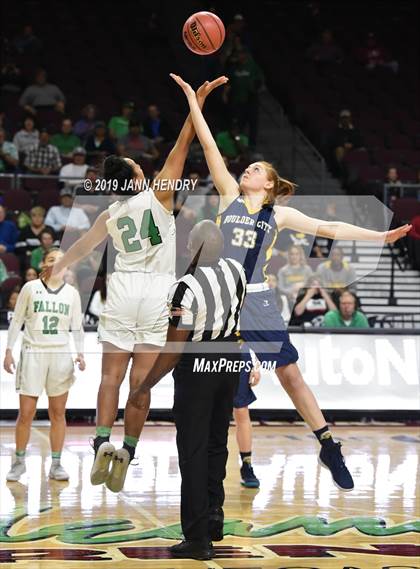 Thumbnail 3 in Churchill County vs. Boulder City (NIAA 3A Semifinal) photogallery.