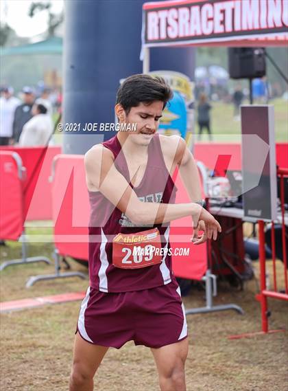 Thumbnail 2 in CIF Central Section Cross Country Championships (Boys D2 Race) photogallery.