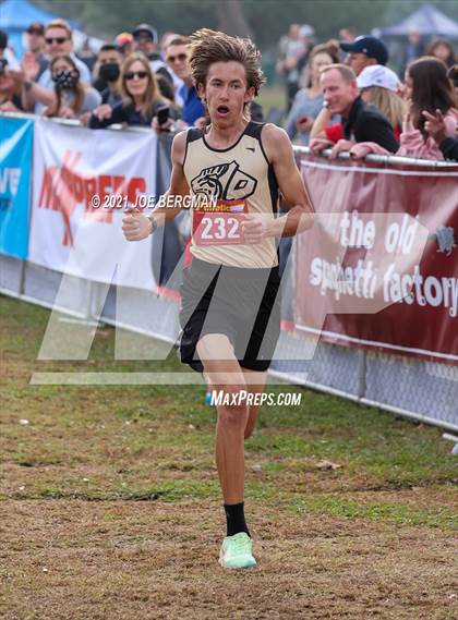 Thumbnail 2 in CIF Central Section Cross Country Championships (Boys D2 Race) photogallery.