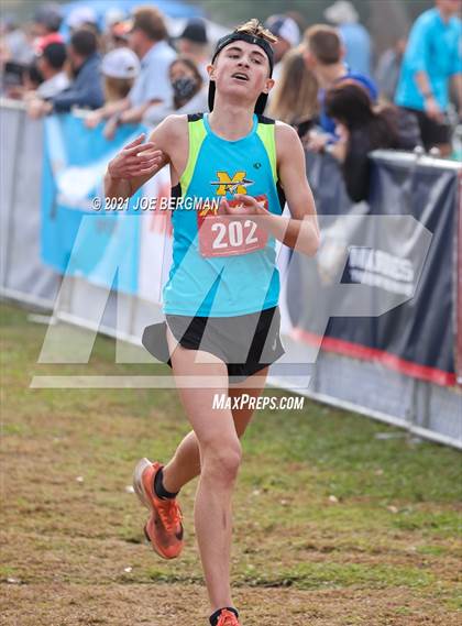 Thumbnail 2 in CIF Central Section Cross Country Championships (Boys D2 Race) photogallery.