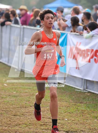 Thumbnail 2 in CIF Central Section Cross Country Championships (Boys D2 Race) photogallery.
