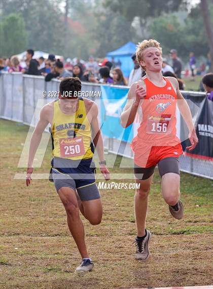 Thumbnail 2 in CIF Central Section Cross Country Championships (Boys D2 Race) photogallery.