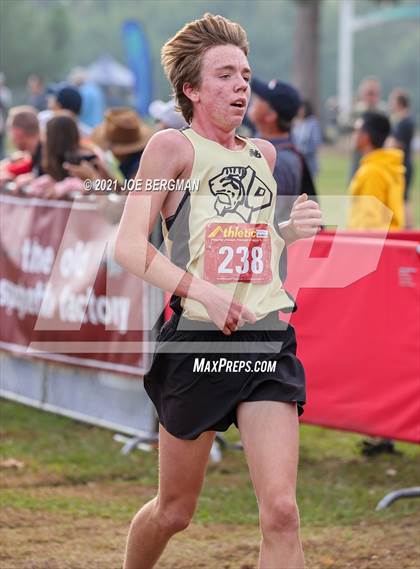 Thumbnail 3 in CIF Central Section Cross Country Championships (Boys D2 Race) photogallery.