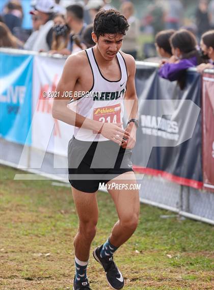 Thumbnail 2 in CIF Central Section Cross Country Championships (Boys D2 Race) photogallery.