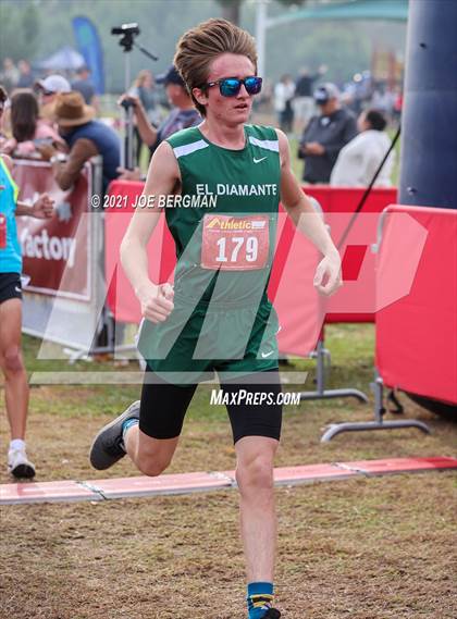 Thumbnail 2 in CIF Central Section Cross Country Championships (Boys D2 Race) photogallery.