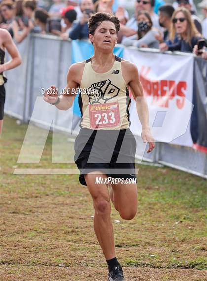 Thumbnail 3 in CIF Central Section Cross Country Championships (Boys D2 Race) photogallery.