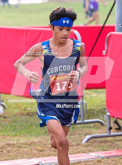 Thumbnail 2 in CIF Central Section Cross Country Championships (Boys D2 Race) photogallery.
