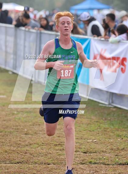 Thumbnail 3 in CIF Central Section Cross Country Championships (Boys D2 Race) photogallery.