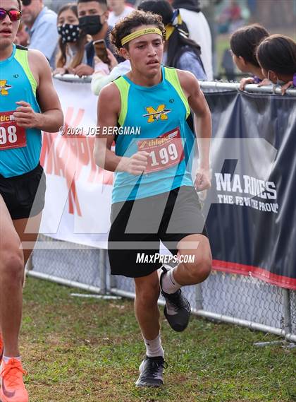 Thumbnail 3 in CIF Central Section Cross Country Championships (Boys D2 Race) photogallery.