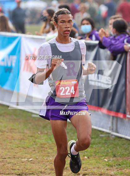 Thumbnail 3 in CIF Central Section Cross Country Championships (Boys D2 Race) photogallery.