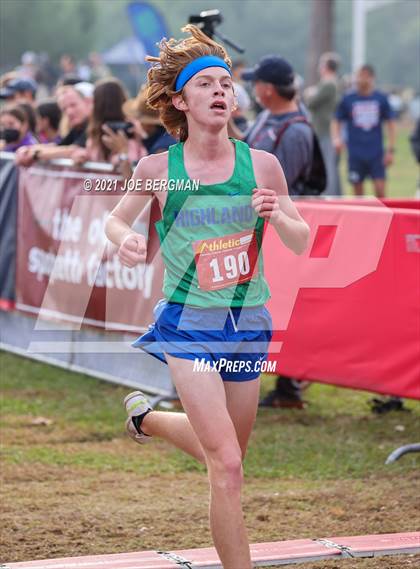 Thumbnail 2 in CIF Central Section Cross Country Championships (Boys D2 Race) photogallery.
