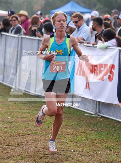 Thumbnail 3 in CIF Central Section Cross Country Championships (Boys D2 Race) photogallery.