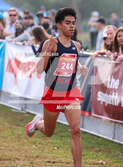 Thumbnail 2 in CIF Central Section Cross Country Championships (Boys D2 Race) photogallery.