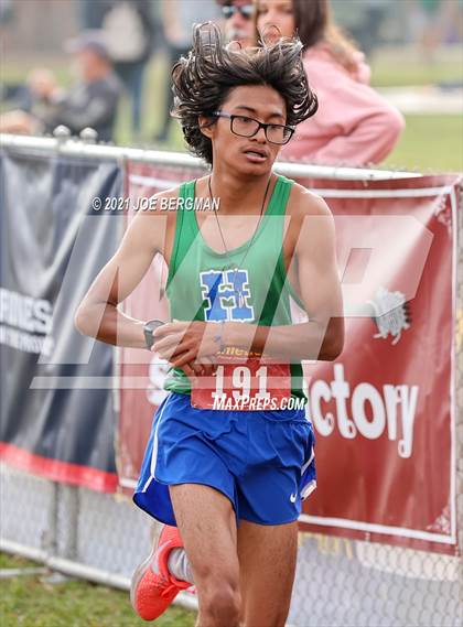 Thumbnail 1 in CIF Central Section Cross Country Championships (Boys D2 Race) photogallery.