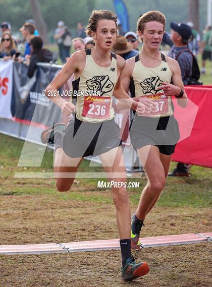 Thumbnail 3 in CIF Central Section Cross Country Championships (Boys D2 Race) photogallery.