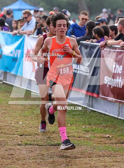 Thumbnail 2 in CIF Central Section Cross Country Championships (Boys D2 Race) photogallery.