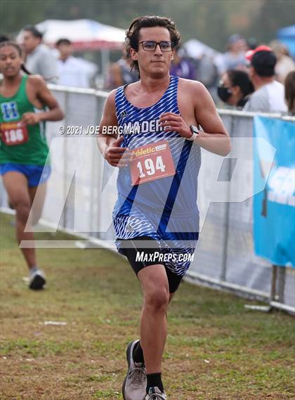 Thumbnail 2 in CIF Central Section Cross Country Championships (Boys D2 Race) photogallery.