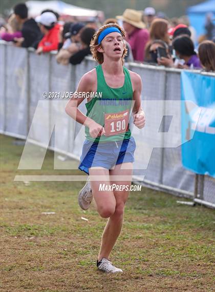 Thumbnail 3 in CIF Central Section Cross Country Championships (Boys D2 Race) photogallery.